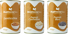 MIX 2 luštěnin 6x400g MediterraNeo